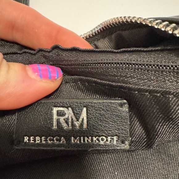REBECCA MINKOFF Diamond Quilt Studded shoulder purse - Picture 3 of 10